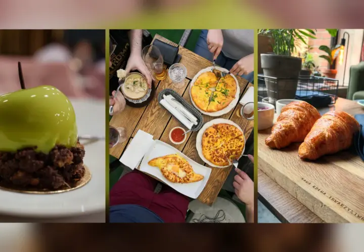 Pyszne ciastko w kształcie jabłka, chaczapuri i croissanty – to jedne z wielu przysmaków, które znajdziesz w najlepszych restauracjach w Bielsku.