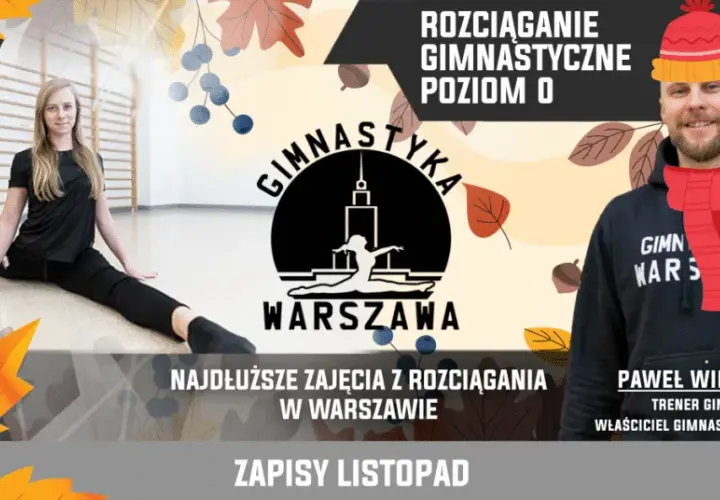 Zajęcia z gimnastyki dla dorosłych w Warszawie - popraw swoją kondycję
