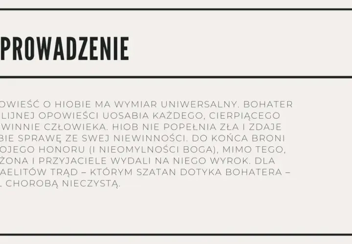Księga Hioba – Czy to część Starego Testamentu czy inny tekst?