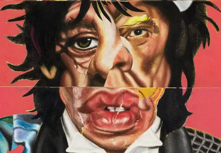 Fragmentary portrait, sugerujący nową płytę Rolling Stones.