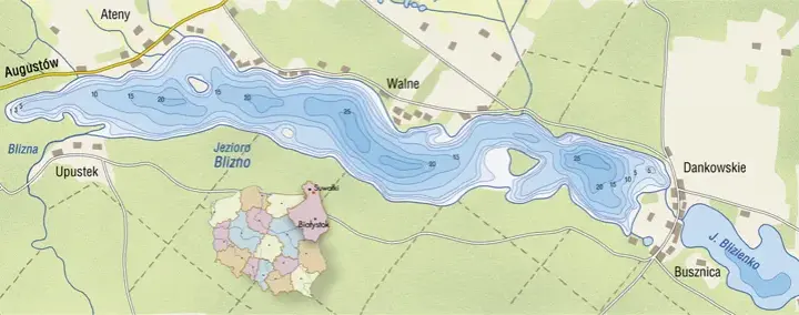 Jezioro Blizno Kujawsko Pomorskie - najlepsze miejsca na wędkowanie
