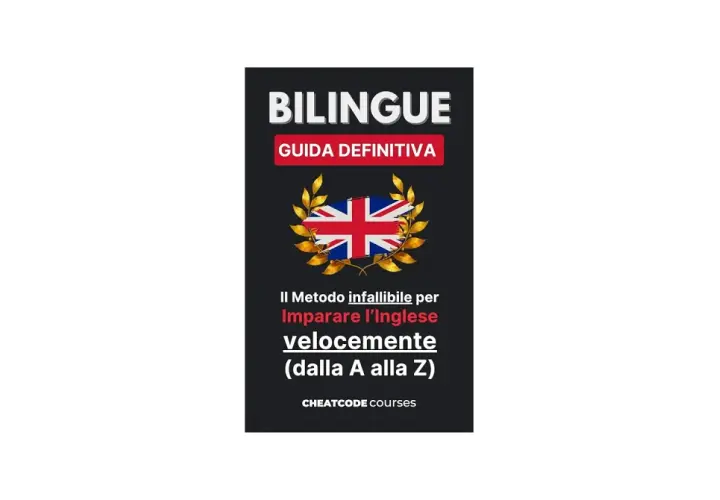 Guida definitiva per imparare l'inglese velocemente, utile per chi ama leggere libri in inglese con traduzione.