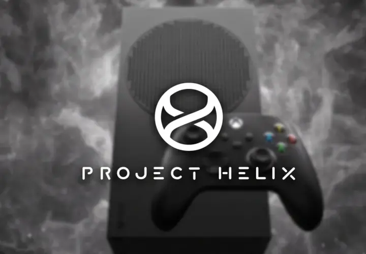 Nowy Xbox Series X z kontrolerem i logo "Project Helix".
