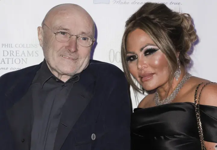 Phil Collins z żoną Orianne na gali fundacji Little Dreams.