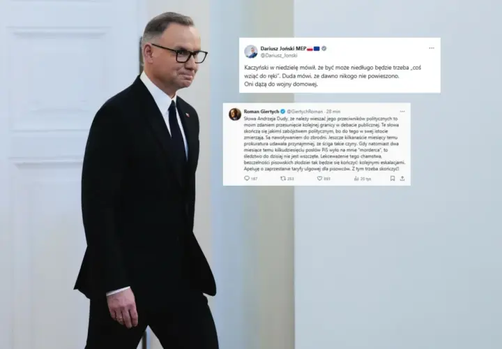 Kto z polityków prawicy najbardziej krytykuje Andrzeja Dudę za brak radykalnych decyzji? Dariusz Joński i Roman Giertych komentują słowa prezydenta.
