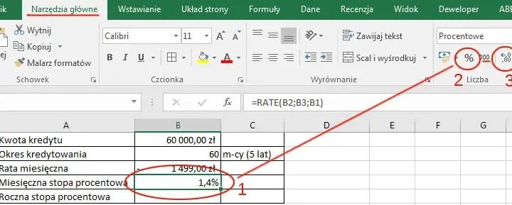 Jak łatwo obliczyć wzór na ratę kredytu w Excel - kompletny poradnik
