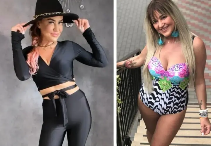 Agnieszka Kotańska, wiek nie gra roli, gdy masz taki styl. Dwie stylizacje: czarny komplet z kapeluszem i kolorowy kostium kąpielowy.