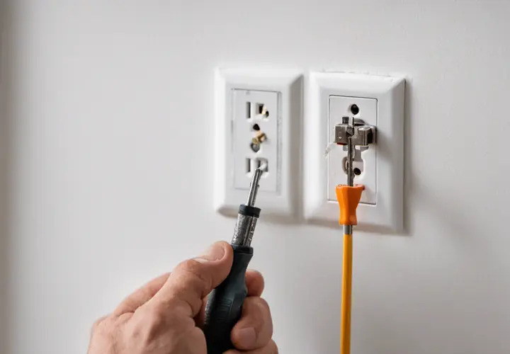 Wymiana gniazdka cena - Biały montaż elektryczny - Koszt wymiany