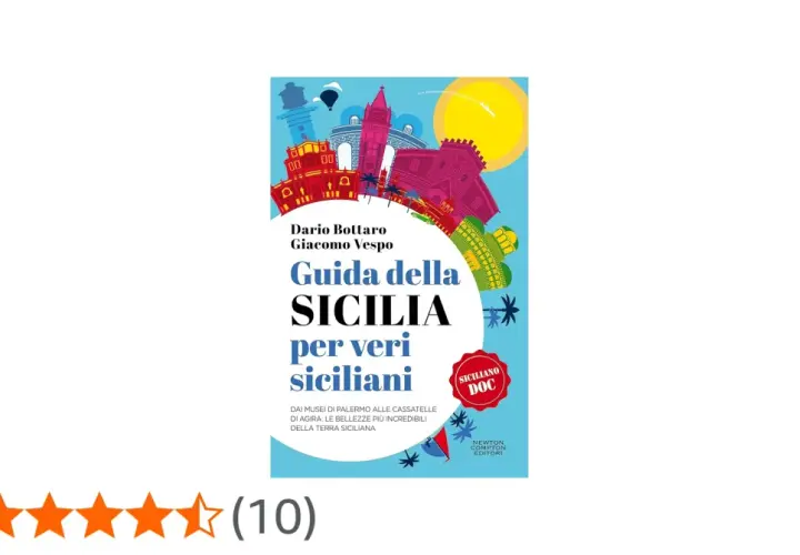 Guida della Sicilia per veri siciliani, un viaggio tra le bellezze e i tesori dell'isola, ideale per scoprire la cultura dei letterati siciliani.