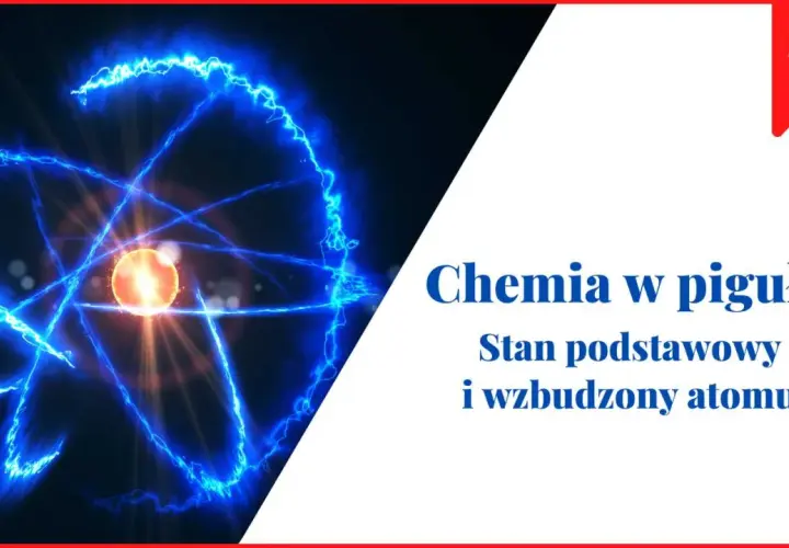 Energetyczny stan wzbudzony atomu z jądrem i krążącymi elektronami.