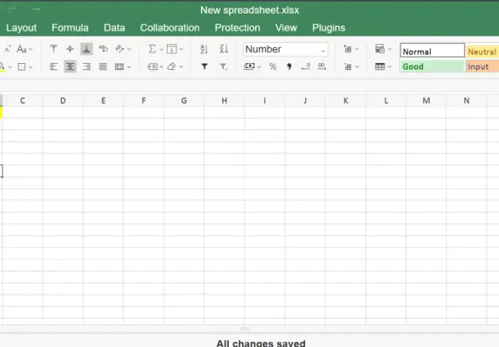 Foglio di calcolo Excel con ricavi trimestrali e totale. Il calcolo iterativo è pronto per essere inserito.