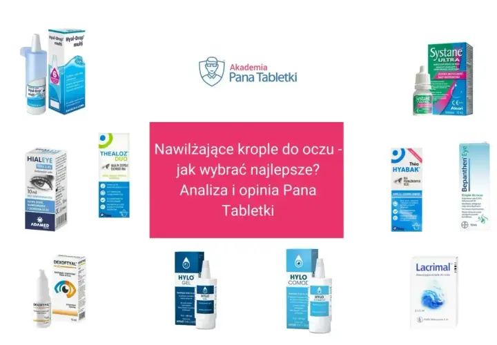 Dexoftyal i inne krople do oczu na suchość. Analiza i opinia Pana Tabletki.