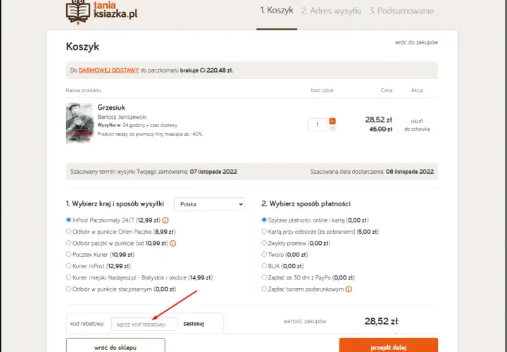 Kody rabatowe do Taniej Książki: wszystkie aktualne zniżki i promocje