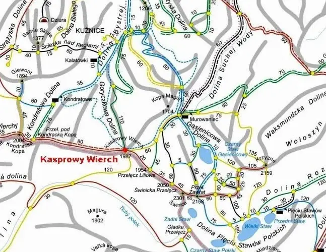Ile km ma szlak na Kasprowy Wierch? Sprawdź najpopularniejsze trasy