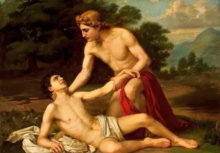 Mit o Hiacyncie - tragiczna historia miłości Apolla i Zefira w mitologii