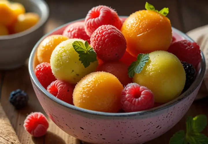 Sorbet owocowy bez cukru: Letnie orzeźwienie w zdrowej wersji