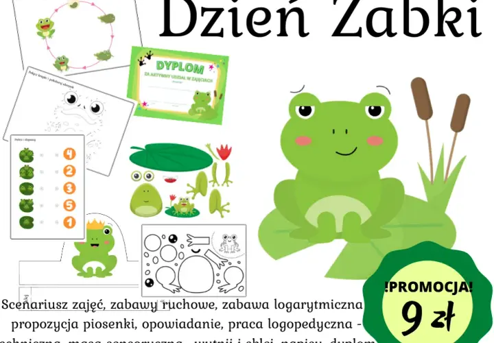 Kompletny scenariusz zajęć na dzień żaby - pomysły i zabawy dla przedszkola