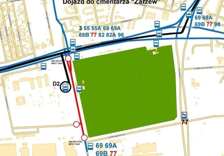 Jak dojechać na cmentarz zarzew w Łodzi - proste trasy i wskazówki