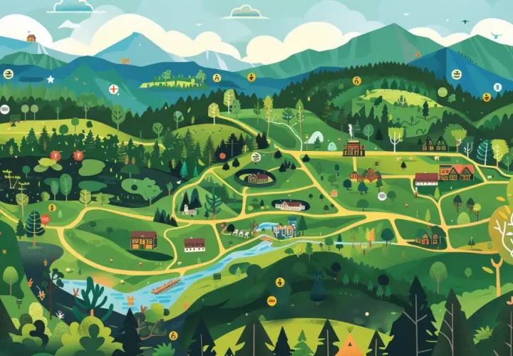 Bieszczady: Mapa aż 10 niesamowitych atrakcji na dziki urlop