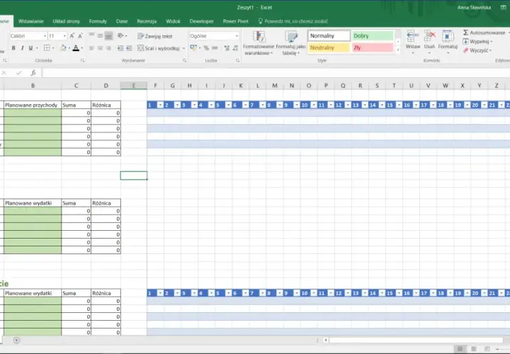 Jak stworzyć skuteczny budżet domowy w Excel? Poradnik