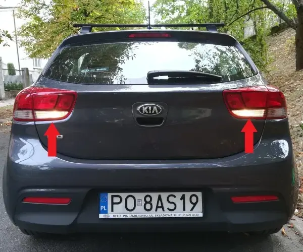 Światła cofania Kia Rio: funkcje, lokalizacja i obsługa