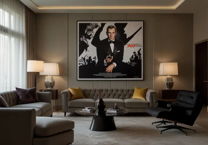 Jak dobrać plakat Jamesa Bonda, by pasował do twojego wnętrza?