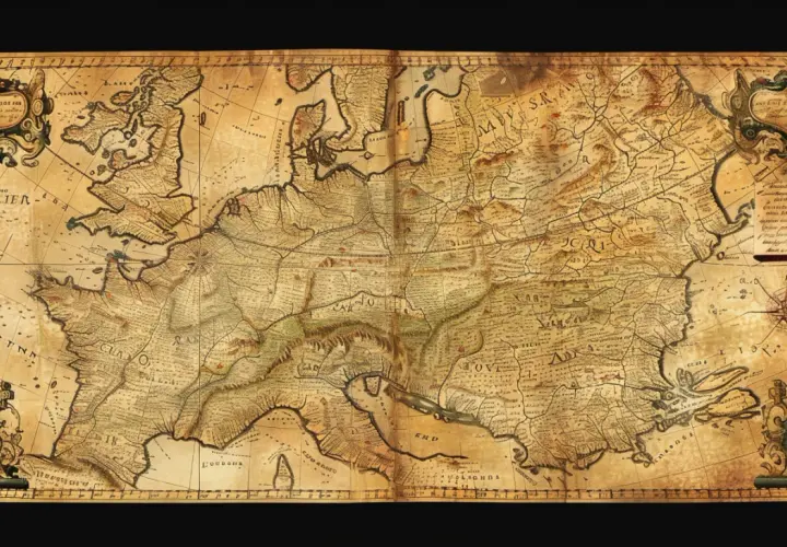 Mapa Polski XVII w.: Obraz kraju w odległych wiekach.