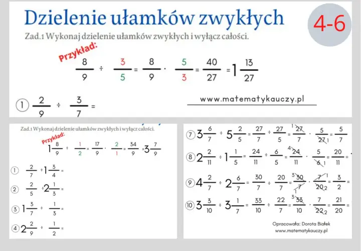 Obliczanie ułamków zwykłych dla początkujących: kompletny poradnik obliczania