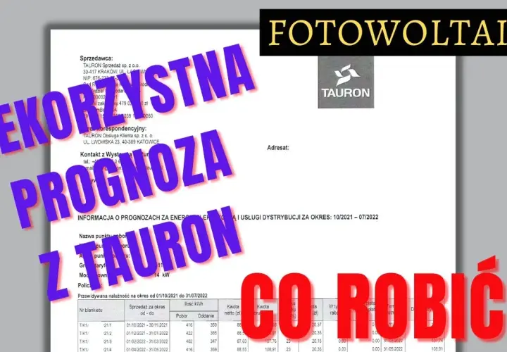 Jak zmienić prognozę za prąd Tauron i uniknąć nieprzyjemnych niespodzianek