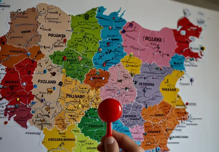 Czy mapa Polski do zaznaczania uwieczni Twoje podróże? Poradnik