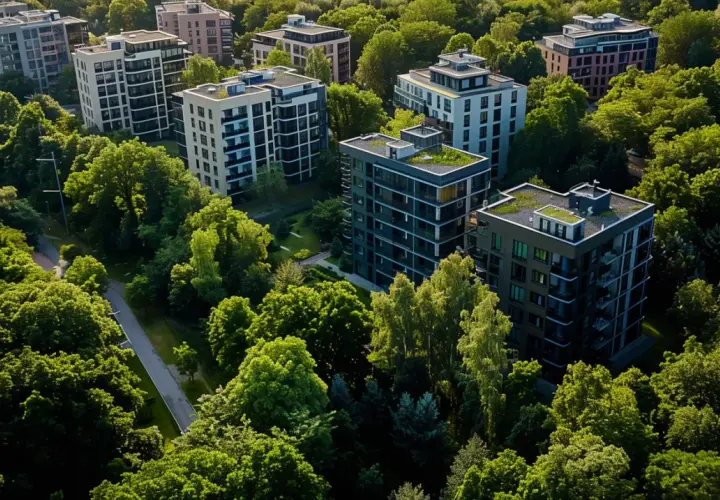 Małe Błonia Szczecin - Spokojne osiedle w zielonej części Szczecina