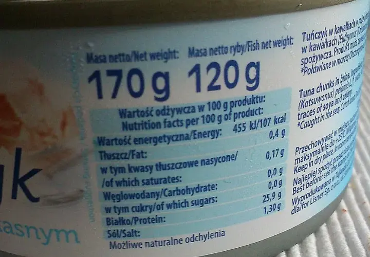 Ile kalorii ma tuńczyk w sosie własnym? Poznaj wartość odżywczą