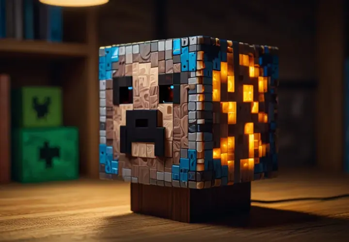 Jak stworzyć lampę w stylu Minecrafta krok po kroku