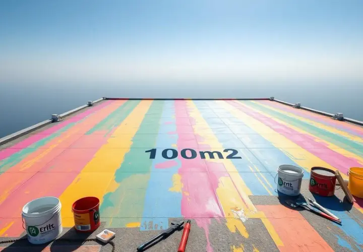 Ile farby na 100m2 dachu? Kluczowe informacje o zużyciu i rodzajach pokryć
