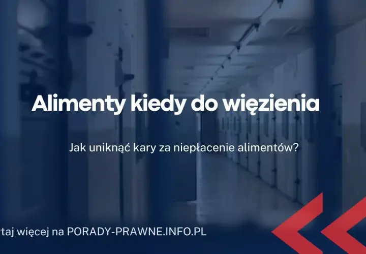 Kara za Alimenty: Jak Uniknąć, Co Grozi za Niepłacenie, Kiedy Więzienie Czeka?