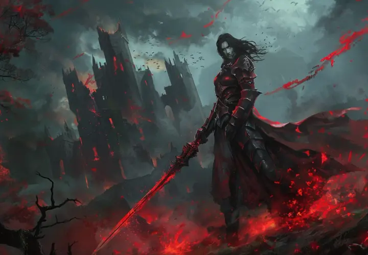 Knight Red - mroczna i tajemnicza gra o czerwonym rycerzu