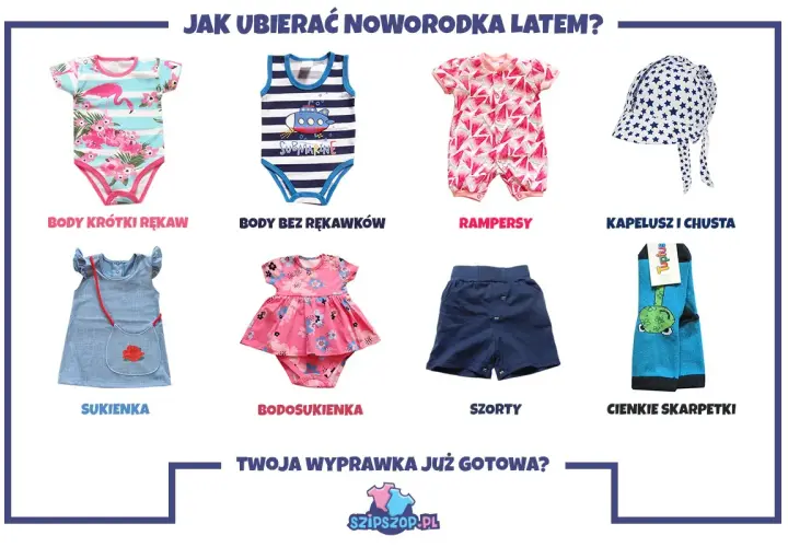 W co ubrać noworodka latem - najważniejsze zasady i porady dla rodziców