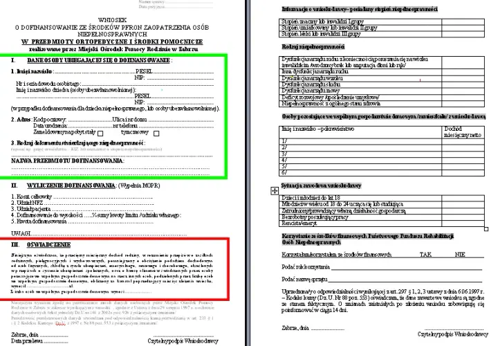 Jak wypełnić wniosek o dofinansowanie zaopatrzenia w przedmioty ortopedyczne bez błędów