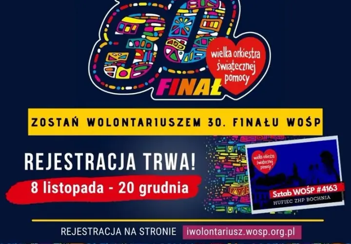 Do kiedy rejestracja wolontariuszy WOŚP? Nie przegap szansy!
