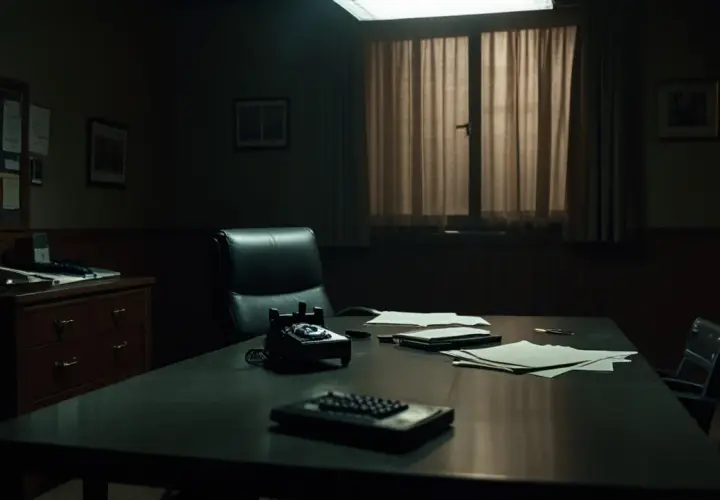 Mroczny plakat Mindhunter: Odkryj tajemniczy świat seryjnych zabójców