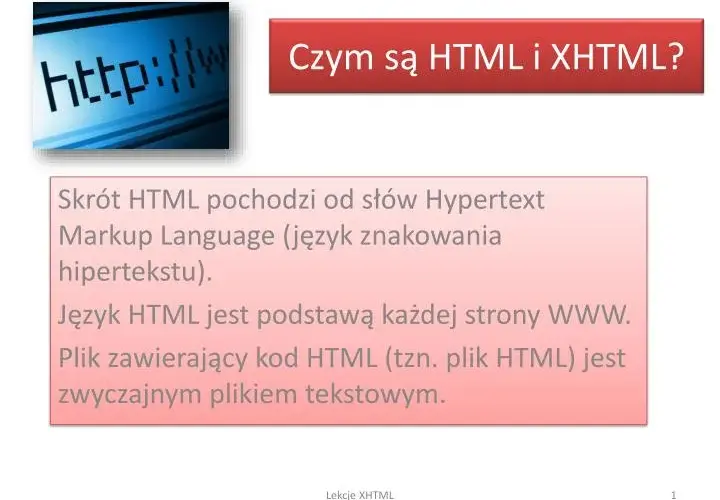 Podstawowe funkcje HTML i XHTML: Kluczowe różnice i zastosowania