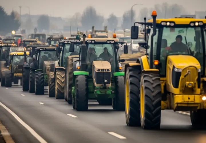 Protesty rolników we Francji: oblężenie Paryża i żądania.