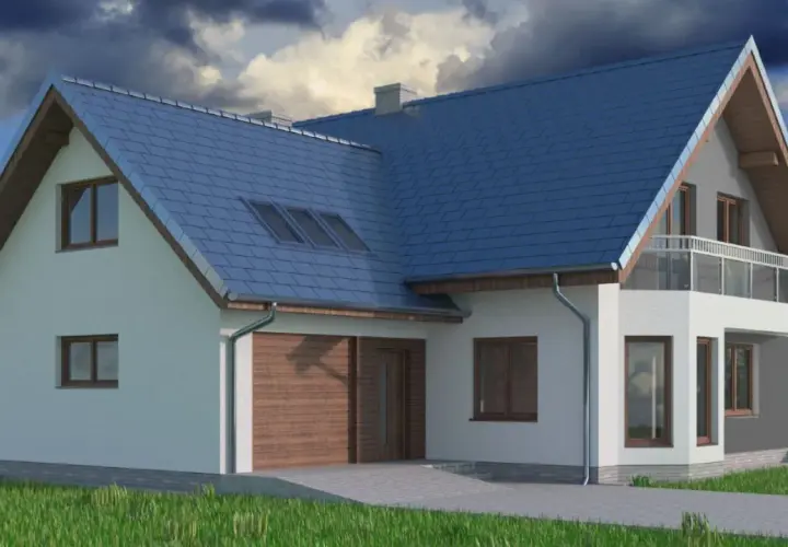 Idealne elewacje do szarego dachu - stwórz harmonijną kompozycję