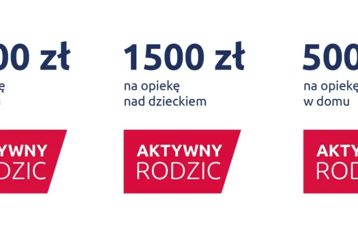 1500 zł na żłobek, 1500 zł na dziecko, 500 zł na dom. To są babciowe warunki dla Aktywnego Rodzica.