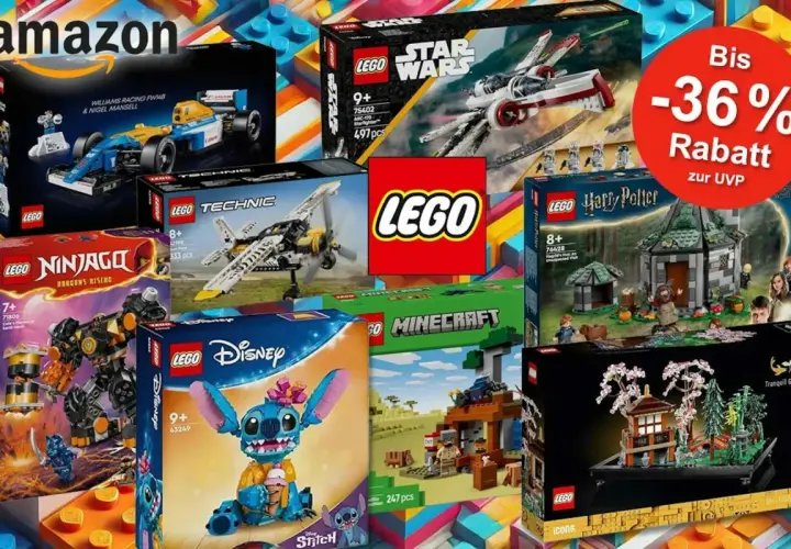 Vielfältige LEGO Sets: Formel 1, Star Wars, Ninjago, Harry Potter, Minecraft, Disney und mehr. Tolle Angebote auf alle LEGO Sets!