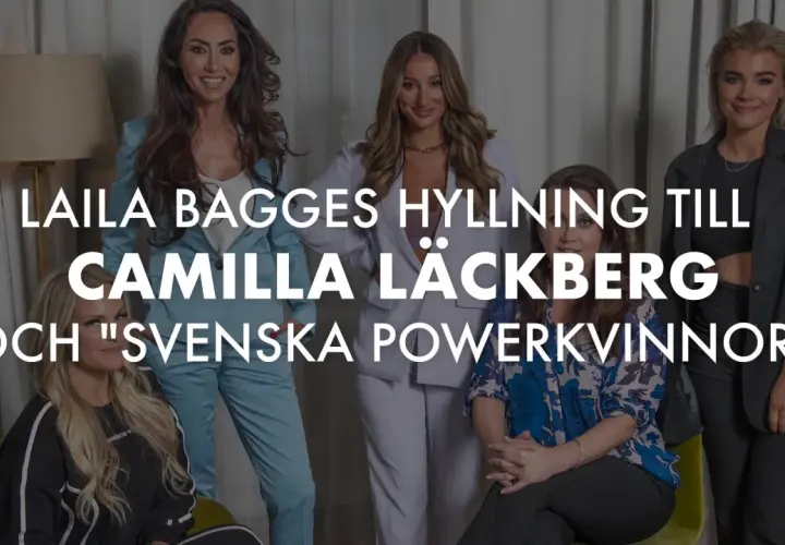 Fyra starka svenska powerkvinnor, inklusive Camilla Läckberg, samlade i en hyllning.