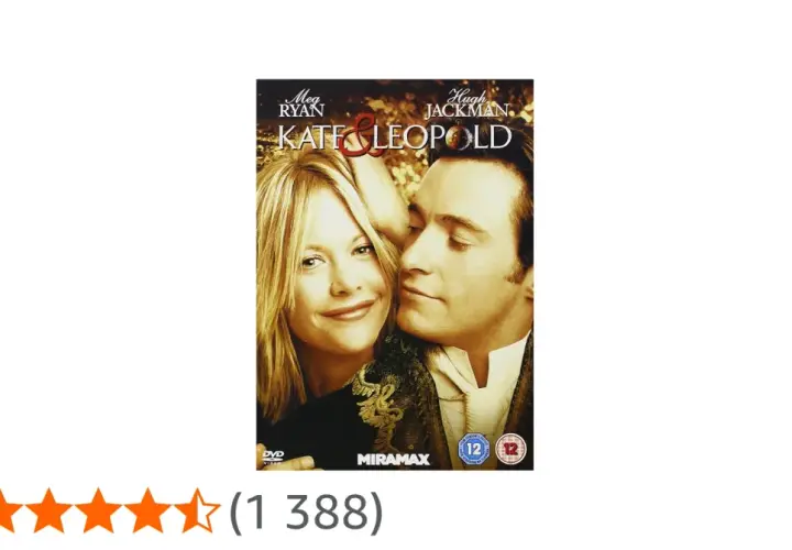 Filmen Kate & Leopold med Hugh Jackman och Meg Ryan. En romantisk komedi med tidsresor.