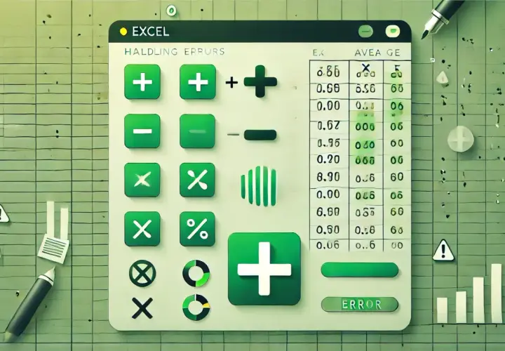 Interfaccia Excel con pulsanti calcolatrice e foglio di calcolo. La funzione aggrega dati per analisi.