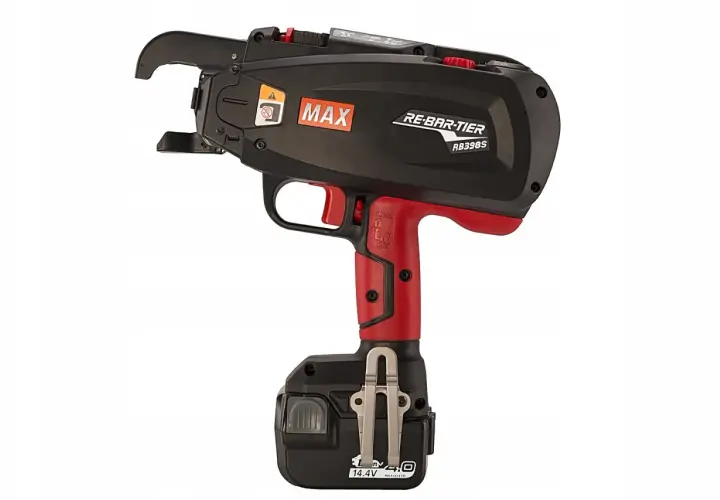 Automatyczna wiązarka do zbrojenia MAX RB398S z akumulatorem.