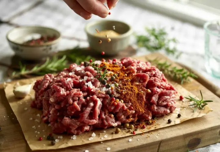 Jak przyprawić mięso na idealnego burgera? Sekretne składniki i triki